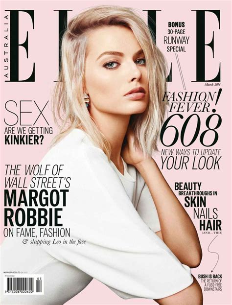 Margot Robbie Elle Magazine Australia March 2015 Cover Celebsla Com