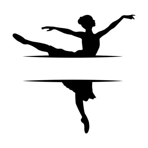 Dancer Silhouette Split