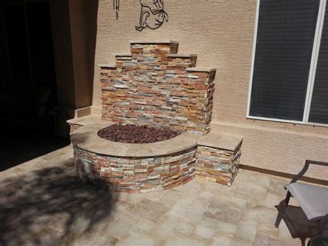 Fireplaces And Firepits Traditional Patio Phoenix By Alexon