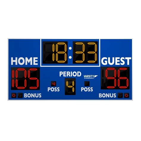 Varsity Scoreboards Model 2230 Basketballmultisport Scoreboard Good
