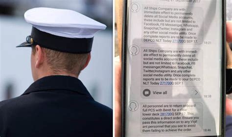 Royal Navy Sex Scandal Submarine Crew Urged To Delete Social Media