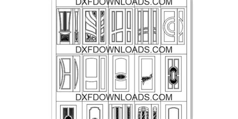 Doors Pack Cdr File 2d Vectors Dxf Downloads Files For Laser