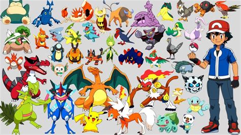 Todos Los Pokémon De Ash Y Sus Evoluciones Trainer Card Youtube