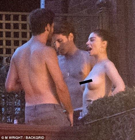Scott Disick Parties With Topless Model In London Daily Mail Online