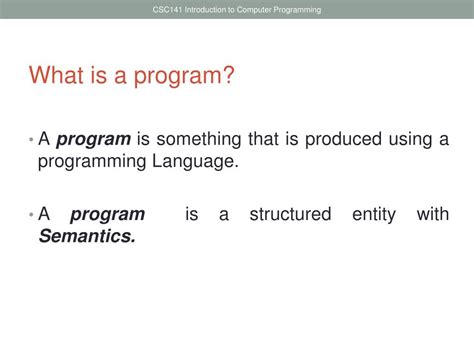 Ppt Csc105 Fundamentals Of Computer Programming Powerpoint