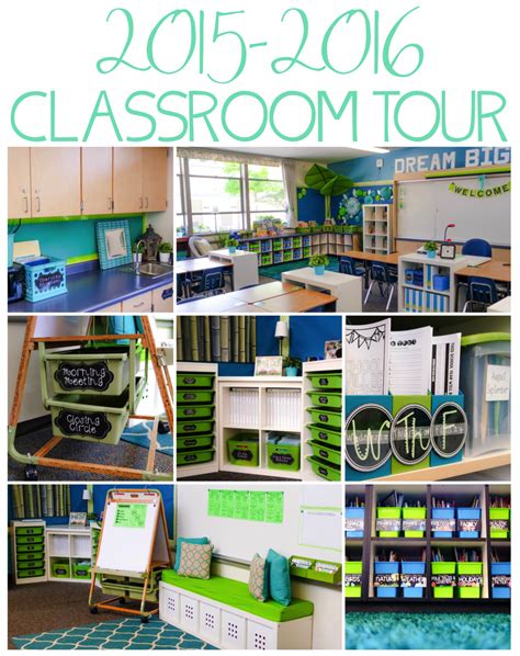 2015-16 Core Inspiration Classroom Tour Collage | Classroom tour, Classroom, Classroom reveal