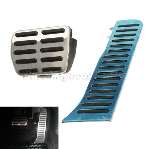 Car Styling No Drilling Stainless Steel Brake Fuel Pedal Fitment Left