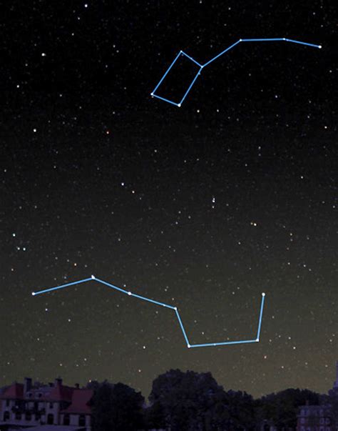 Starry Dippers Fill The Night Sky