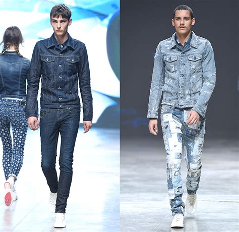 Diesel 2014 2015 Fall Winter Mens Runway Denim Jeans Fashion Week