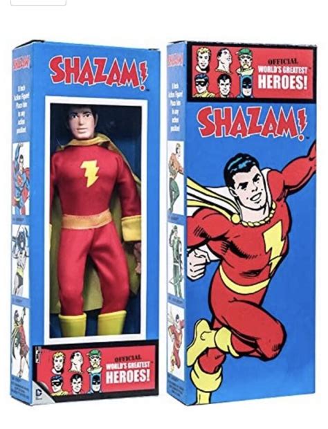 Retro Boxed Dc Comics Shazam Action Figure Mr Toys