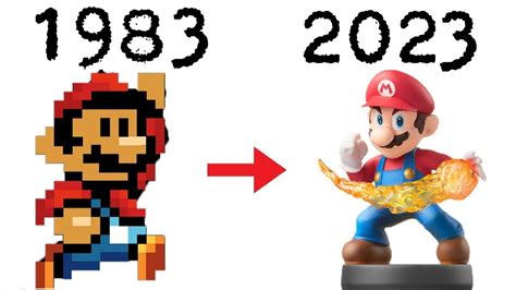 The Evolution Of Super Mario Games 1983 2022 Youtube