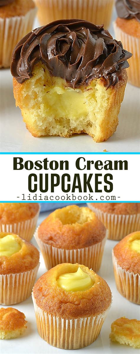 Cream butter and sugar together with an electric mixer; Boston Cream Cupcakes - Lidia's Cookbook