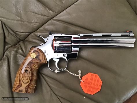 Colt Python 357 Magnum 6 Bright Stainless Elite New Unfired