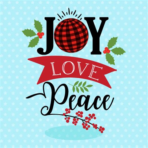 Joy Love Peace Freebie Prettygrafik Store