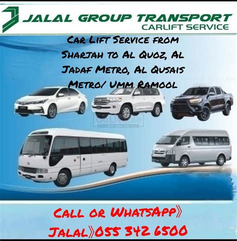 Car Lift Service Sharjah to Al Quoz, Umm Ramool – UAE Classifieds