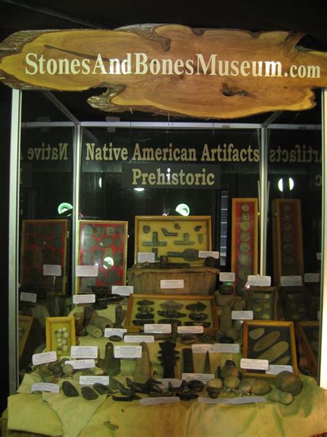 native american artifacts prehistoric stones and bones traveling museum