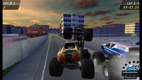 Monster Jam Urban Assault Gameplay Speedster Psp Youtube