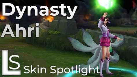 Dynasty Ahri Skin Spotlight League Of Legends Youtube