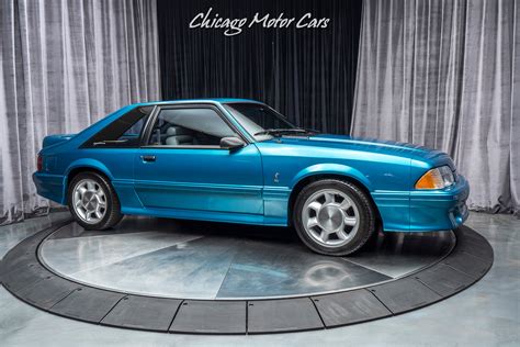 For the enjoyment of one of the greatest cars out there. Used 1993 Ford Mustang SVT Cobra Coupe EXCELLENT CONDITION ...
