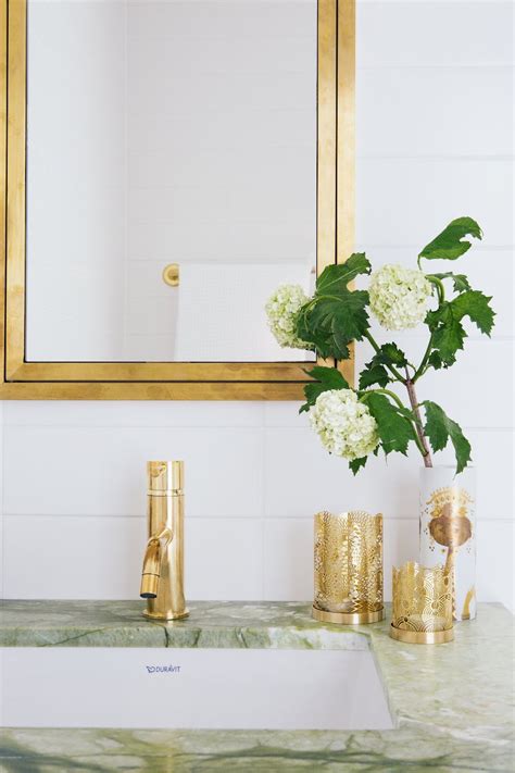 Select from a wide variety of metal medicine cabinets. 21 Brass Bathroom Fixtures You Probably Need