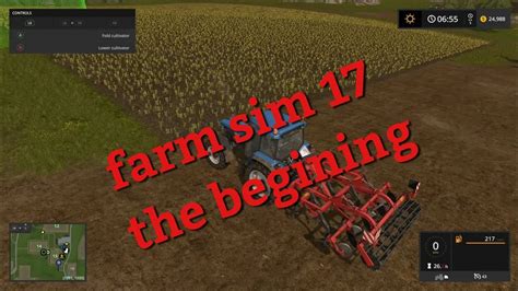 Farm Simulator 17 Part1 The Begining Youtube