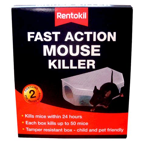 Rentokil Fast Action Mouse Killer Bait Station