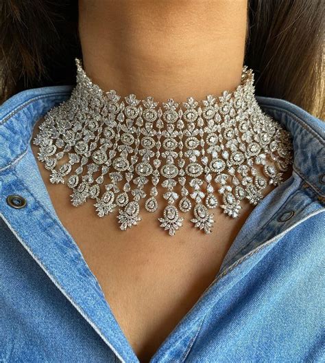 Bridal Chokers For The Bride Of Today Weddingplz Neck Pieces Jewelry Bridal Diamond