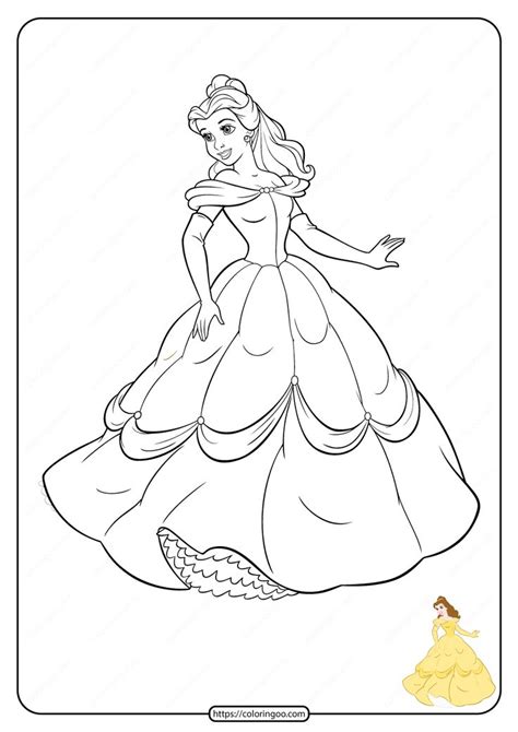 Printable Disney Snow White Pdf Coloring Pages Disney Princess