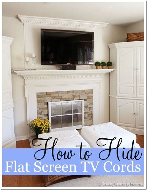 How To Hide Wall Mounted Tv Cords Without An Electrician Flat Screen