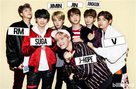 Bts Members With Names Bts Hoeden Foto