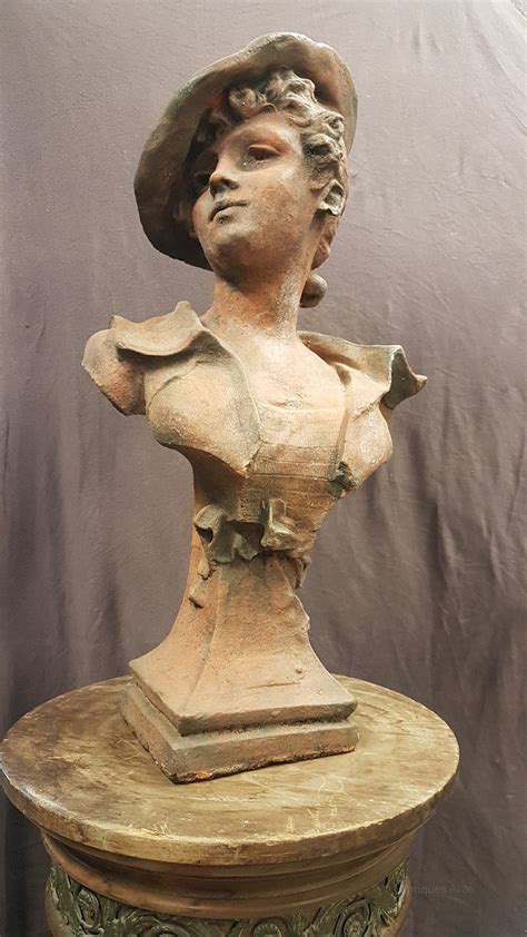 Antiques Atlas Large Vintage French Terracotta Bust