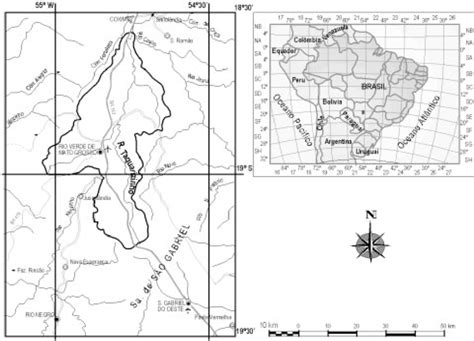 Localização Da área De Estudo No Estado De Mato Grosso Do Sul Location