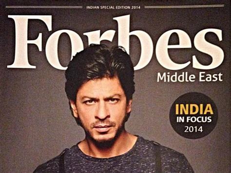 Shah Rukh Khan On The Cover Of Forbes Middle East The American Bazaar
