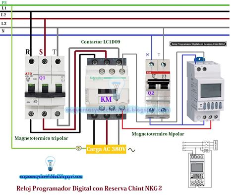 Esquema Electrico De Reloj Programador Digital C —