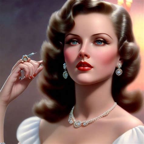 1930s model in 2023 female portraits vintage illustration vintage hairstyles