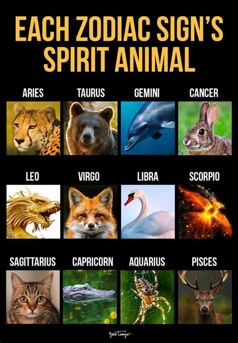 The Spirit Animal That Best Represents Your Zodiac Sign Spirit Animal