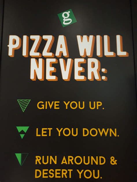 On our local Greenwich pizza place. : FellowKids