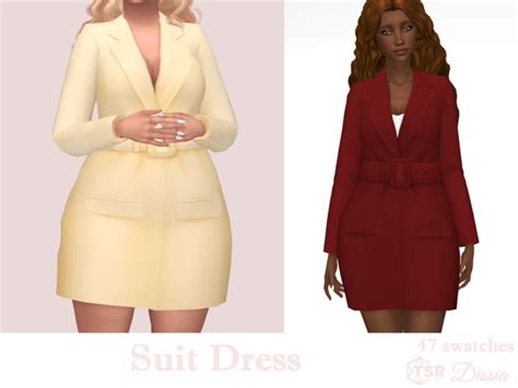 Dissia Suit Dress 47 Swatches Base Game