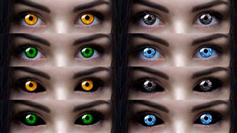 Elemental Eyes 4k 2k 1k At Skyrim Special Edition Nexus Mods And