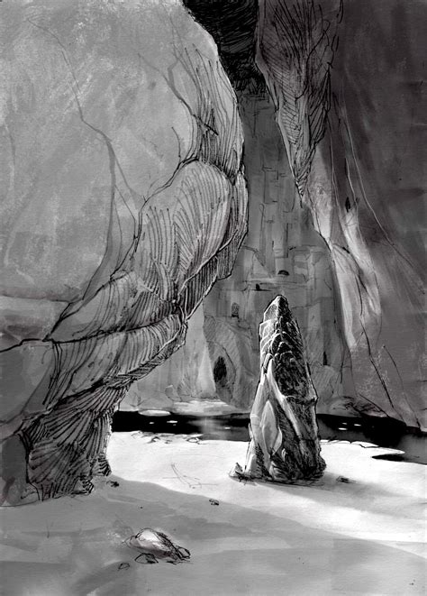 Stijn Windig Concept Artist Cave Sketch