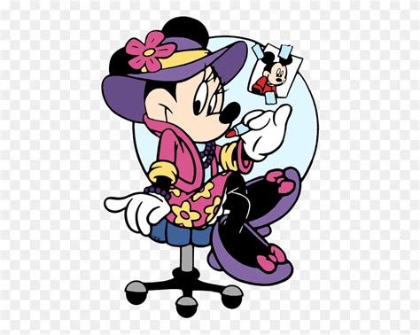 Minnie Mouse Clip Art Disney Clip Art Galore Sitting In A Chair