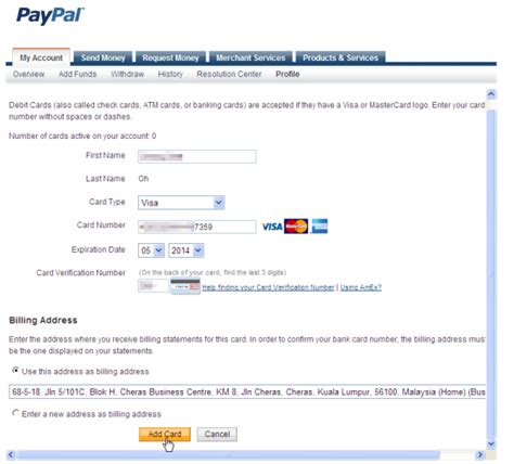With this card, the cardholders can purchase and shop at any outlets where there is visa acceptance logo as well as one can also withdraw cash from the atms. Withdraw Paypal Funds to Maybank Visa Debit Card - E-commerce Learning Centre