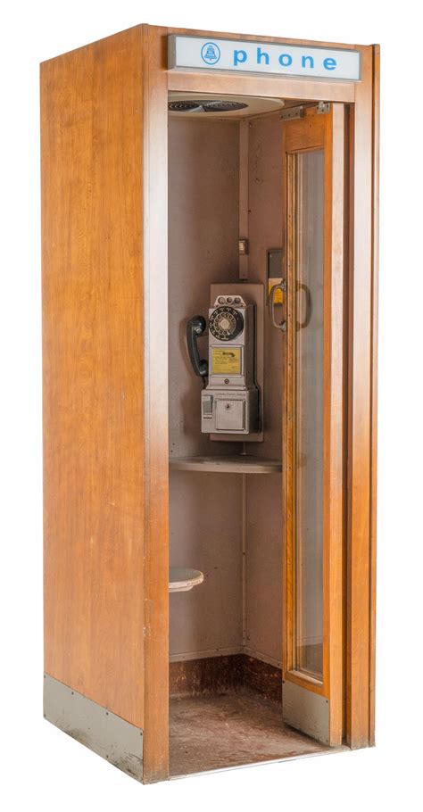 Vintage Bell Telephone Booth Vogt Auction