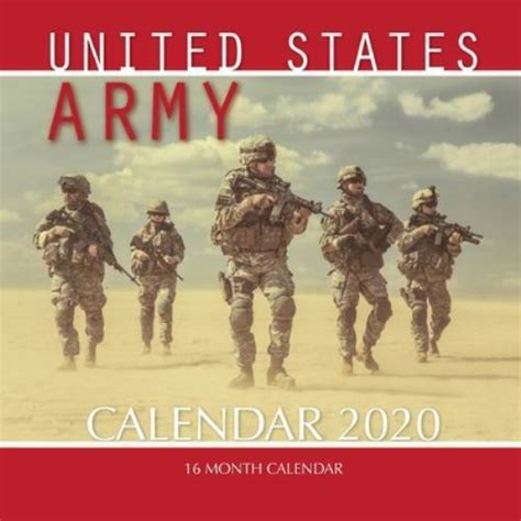 United States Army Calendar 2020 16 Month Calendar By Golden Print