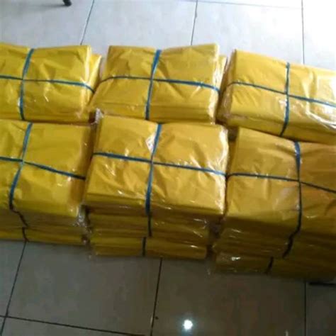 Plastik sampah warna kuning untuk limbah medis ukuran sedang 40 x 60 cm | Shopee Indonesia