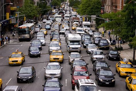 New York City Traffic Stock Image C0089589 Science Photo Library