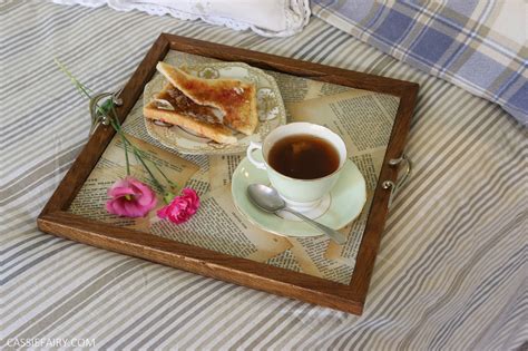 How To Create Hotel Room Chic For Mothers Day Diy Breakfast In Bed Tray