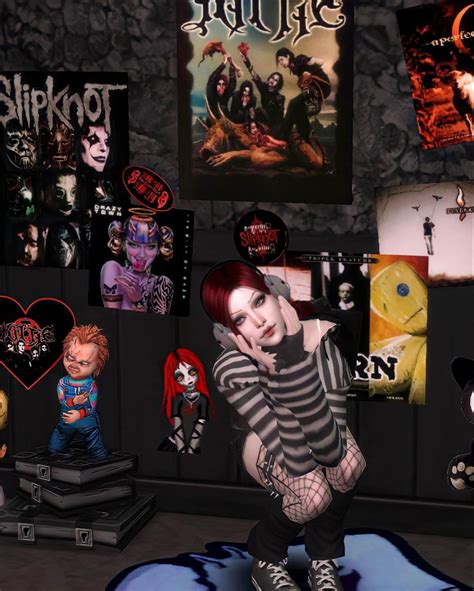 sims 4 cc emo goth alternative scene mallgoth sims 4 characters sims 3 ghoul avatar