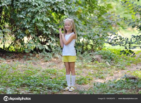 Portrait Of A 7 Years Old Girl ⬇ Stock Photo Image By © Alena0509