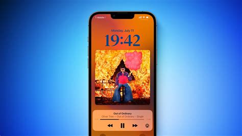 the latest ios 16 beta adds a full screen music player for the lock screen mausic